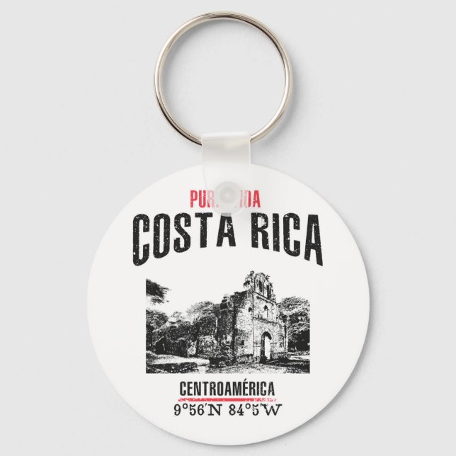 Costa Rica Key Ring (Front)