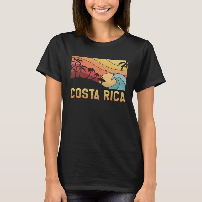 Costa Rica Latin America Beach T-Shirt (Front)