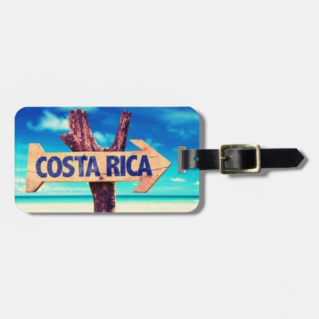 Costa Rica Luggage Tag (Front Horizontal)