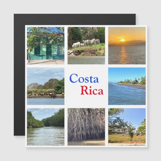 Costa Rica Magnet (Front/Back)