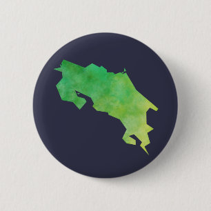Costa Rica Map 6 Cm Round Badge