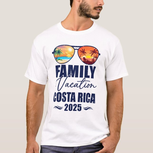 Costa Rica Matching Family Vacation 2025 Making Me T-Shirt (Front)
