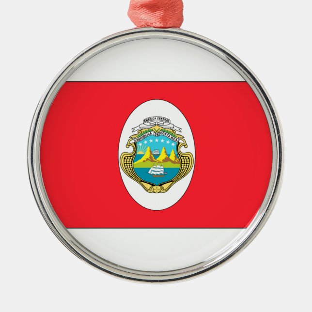 Costa Rica Metal Tree Decoration (Front)