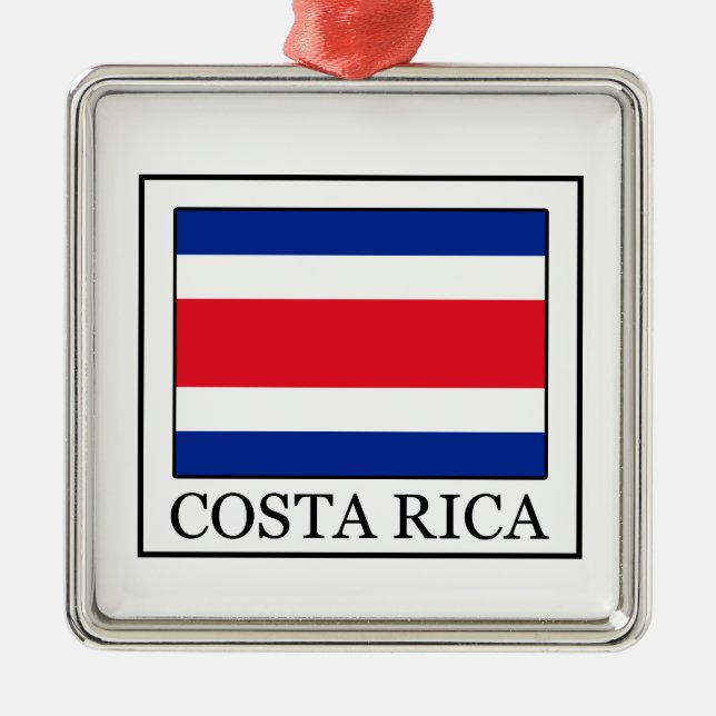 Costa Rica Metal Tree Decoration (Front)