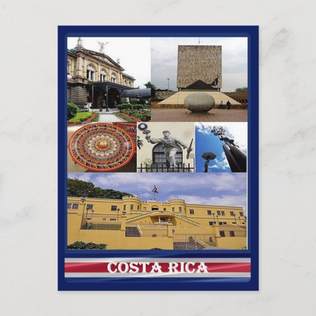 Costa Rica - Mosaic - Postcard (Front)