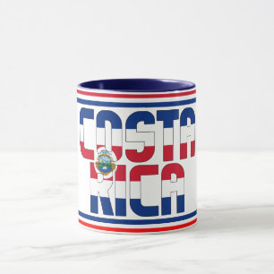 Costa Rica National Flag Patriotic Coffee Mug