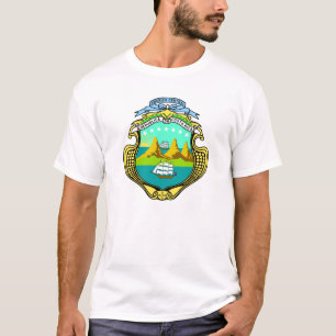 Costa Rica Official Coat Of Arms Heraldry Symbol T-Shirt