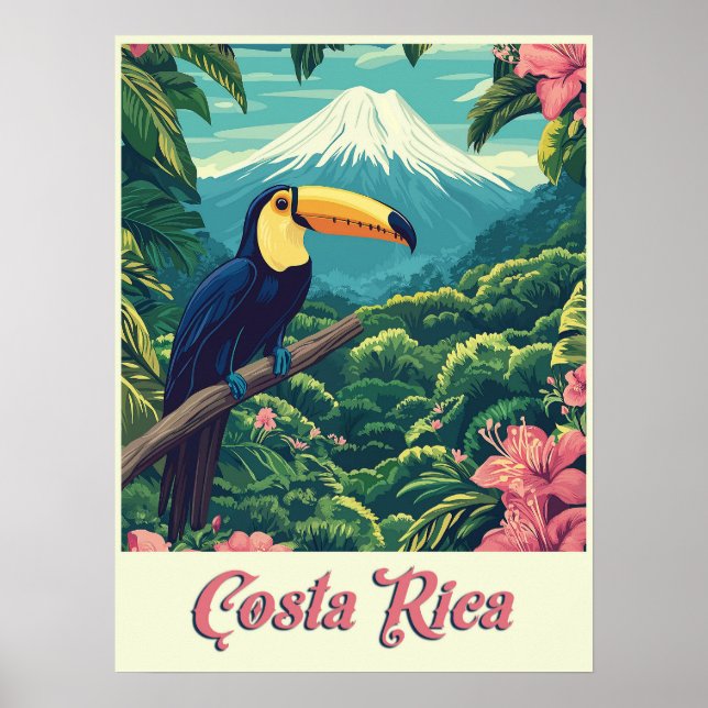 Costa Rica Paradise Poster (Front)