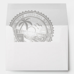 Costa Rica Passport  Envelope