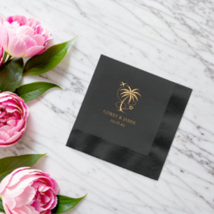 Costa Rica Passport Foil Napkins
