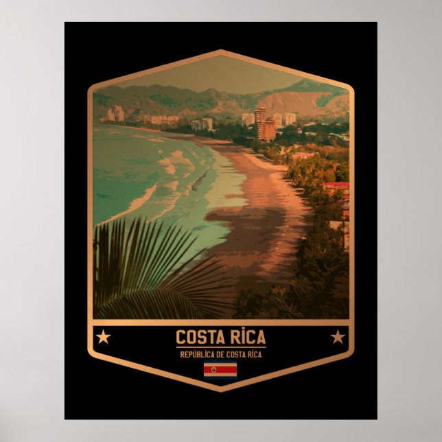 Costa Rica Poster (Front)
