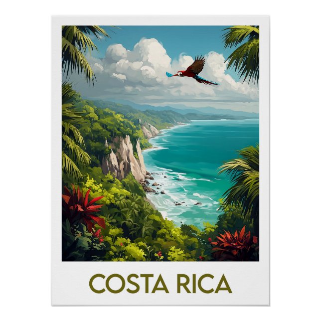 Costa Rica Poster (Front)