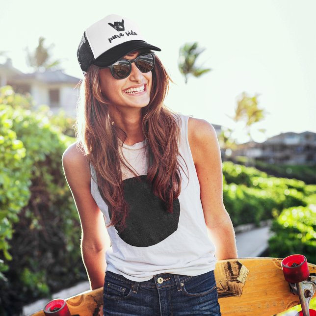 Costa Rica Pura Vida Shaka Surfing Trucker Hat (Costa Rica Pura Vida Shaka Surfing Trucker Hat)