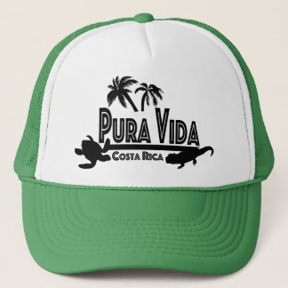 Costa Rica Pura Vida Ttucker Hat