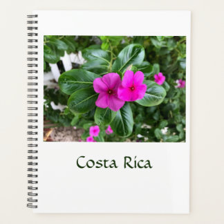 Costa Rica Purple Flower Planner