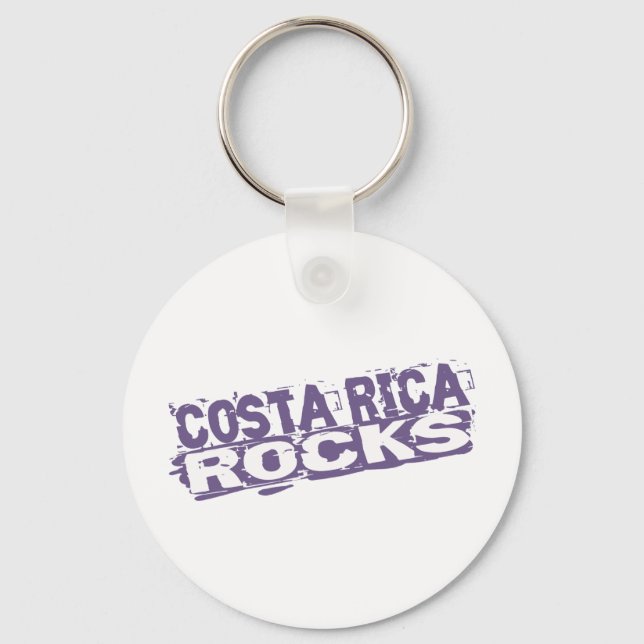 Costa Rica Rocks Key Ring (Front)