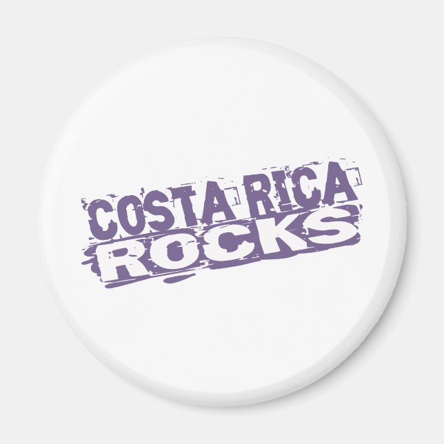 Costa Rica Rocks Magnet (Front)