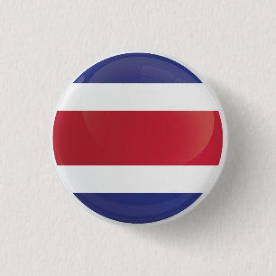 Costa Rica  Round Icon Flag  3 Cm Round Badge