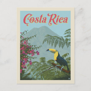 Costa Rica   Save the Date Invitation Postcard