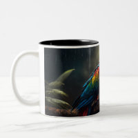 Costa Rica Scarlet Macaw Mug:Tropical Coffee Bliss