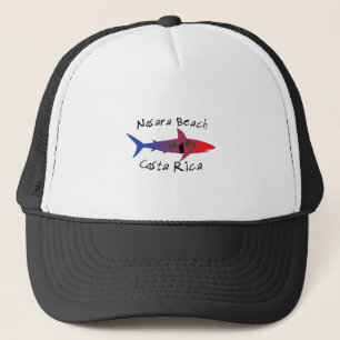Costa rica sharks - nosara beach trucker hat