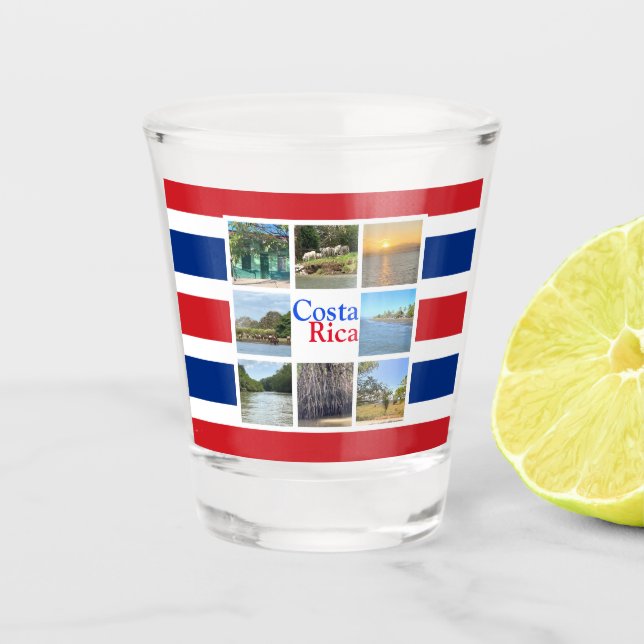 Costa Rica Shot Glass (Front)