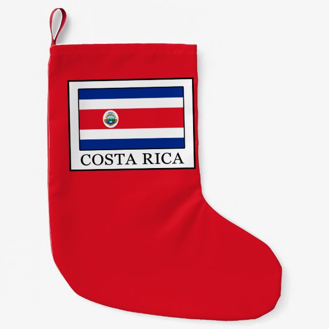 Costa Rica Small Christmas Stocking (Front)