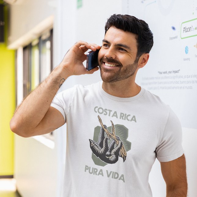 Costa Rica Souvenir Sloth Pura Vida T-Shirt (Costa Rica Souvenir Sloth Pura Vida T-Shirt)