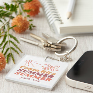 Costa Rica Summer Vacation  Key Ring