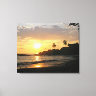 Costa Rica Sunset Canvas Print