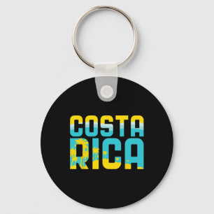 Costa Rica T Shirt Vacation Souvenir Travel Gift Key Ring