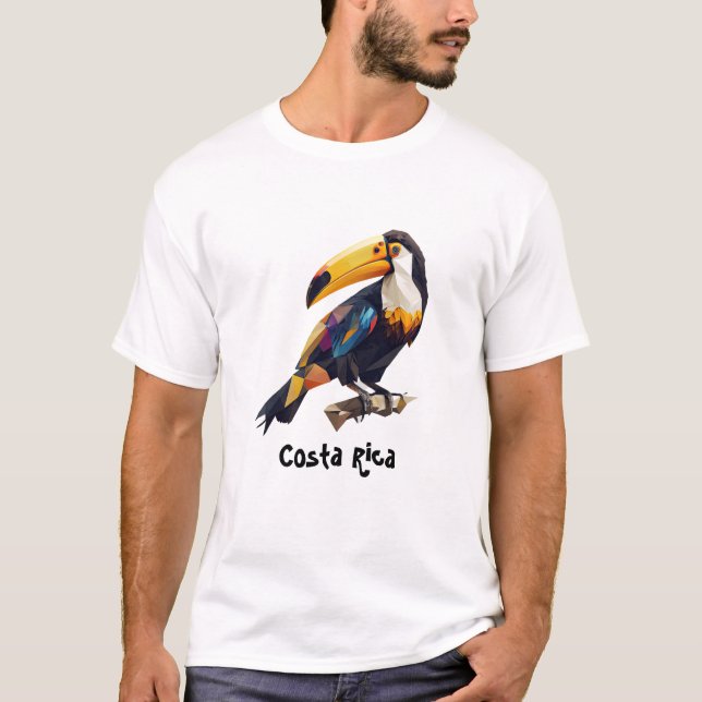 Costa Rica Toucan T Shirt (Front)
