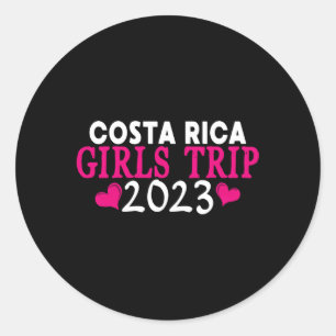Costa Rica Trip 2023 'S Bachelorette Py Classic Round Sticker