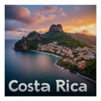 Costa Rica Tropical Coastal Town