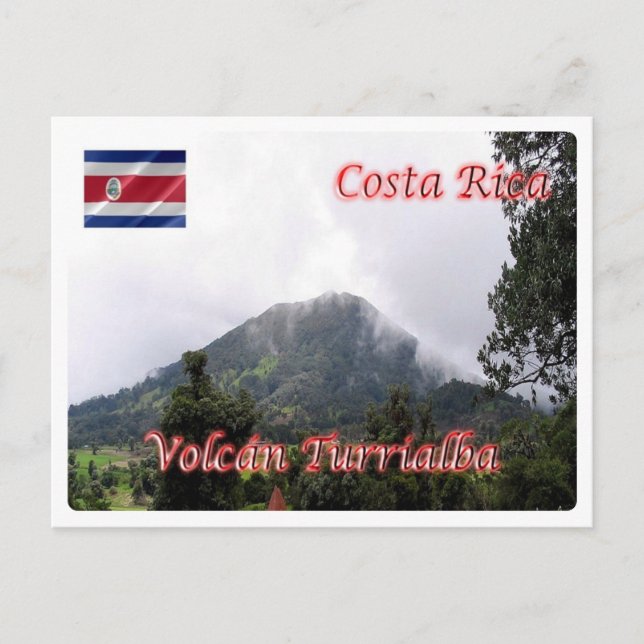 Costa Rica - Turrialba Volcano - Postcard (Front)