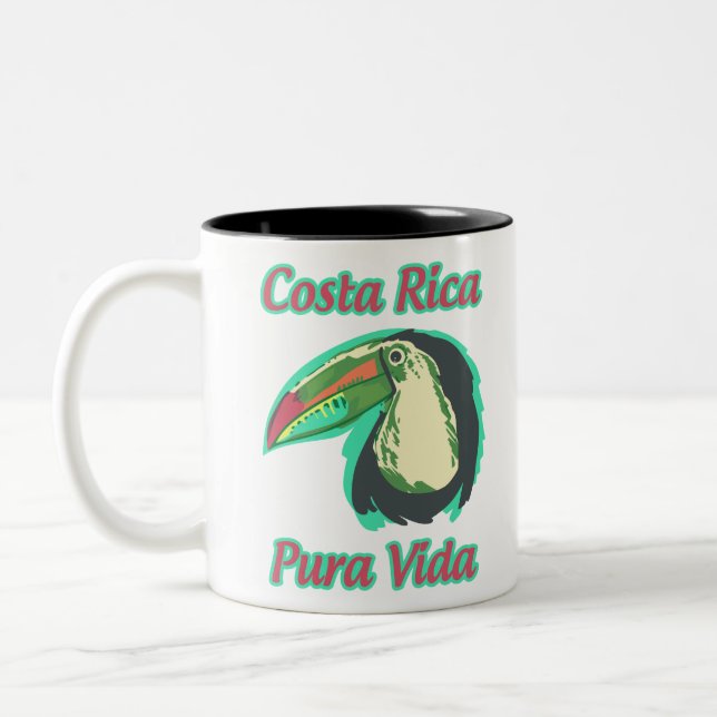 Costa Rica Two-Tone Coffee Mug (Left)