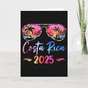 Costa Rica Vacation 2025 Matching Group Family Sum Card