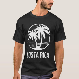 Costa Rica Vacation Palm Tree Ocean Holiday Summer T-Shirt