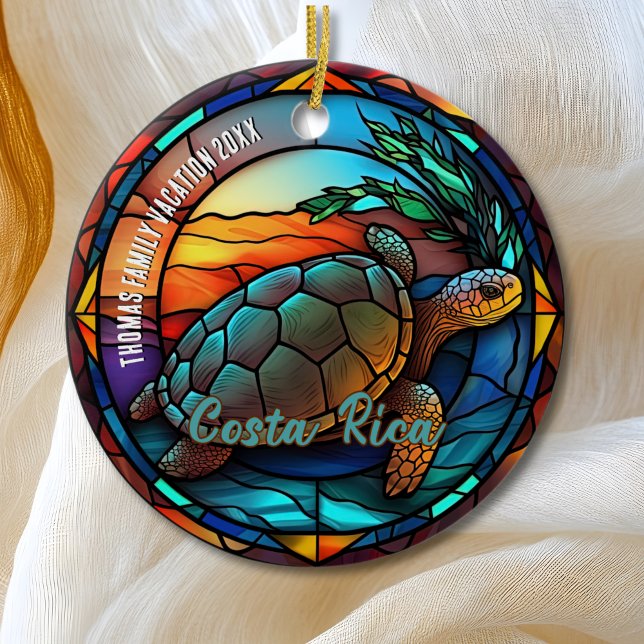 Costa Rica Vacation Souvenir  Ceramic Tree Decoration (Creator Uploaded)