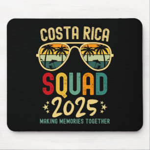 Costa Rica Vacation Squad 2025 Family Vacation Tri Mouse Mat