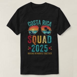 Costa Rica Vacation Squad 2025 Matching Family Vac T-Shirt