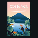 Costa rica vintage travel poster<br><div class="desc">Costa rica vintage travel poster</div>
