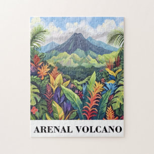 Costa Rica Volcano Postcard Jigsaw Puzzle