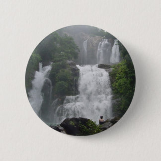 Costa Rica Waterfalls 6 Cm Round Badge