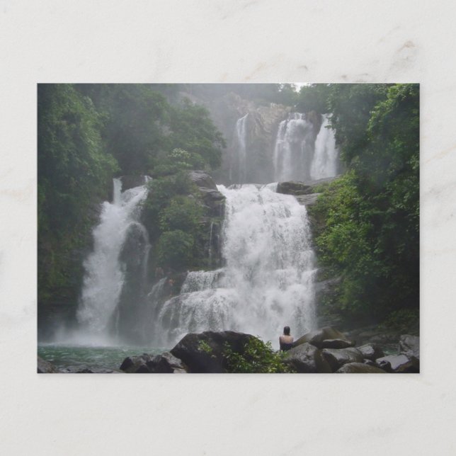 Costa Rica Waterfalls Postcard (Front)