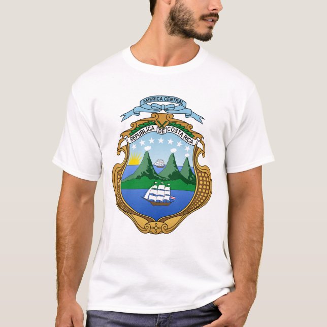 Costa Rican coat of arms T-Shirt (Front)