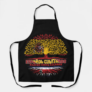 Costa Rican Costa Rica Spain Spanish Tree Roots Apron