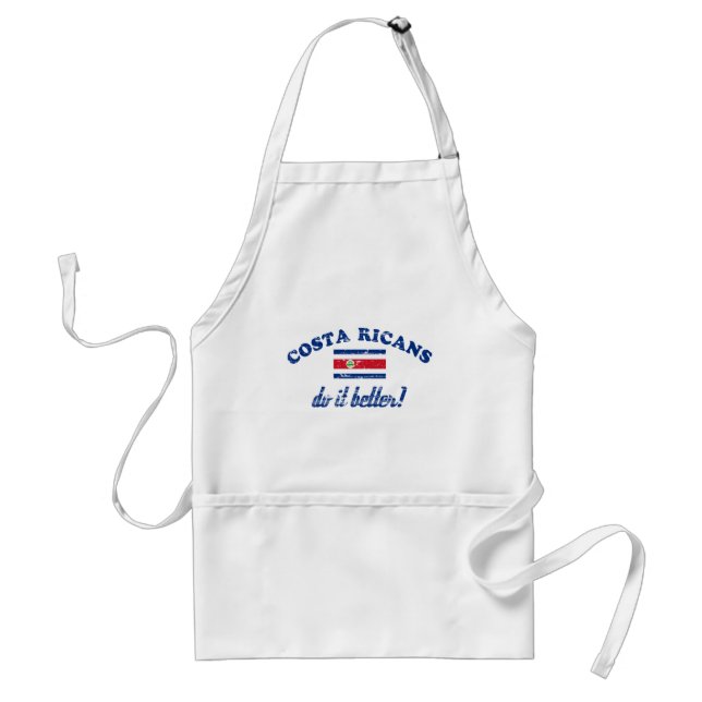 Costa Rican do it better Standard Apron (Front)
