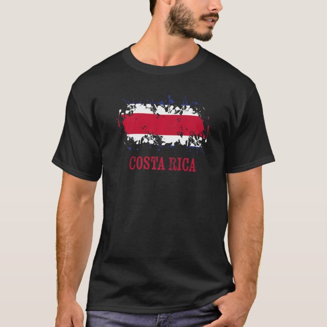 Costa Rican enthusiasts for Costa Rica and Costa R T-Shirt (Front)