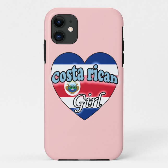 Costa Rican Girl Case-Mate iPhone Case (Back)
